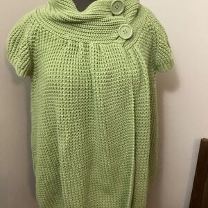 Dressbarn green knit sweater ladies L